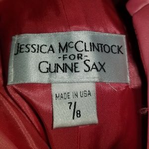 Jessica McClintock for Gunne Sax Dresses - Coral pink formal gown tulle over satin Jessica McClintock for Gunne Sax Dresses - Coral pink formal gown tulle over satin